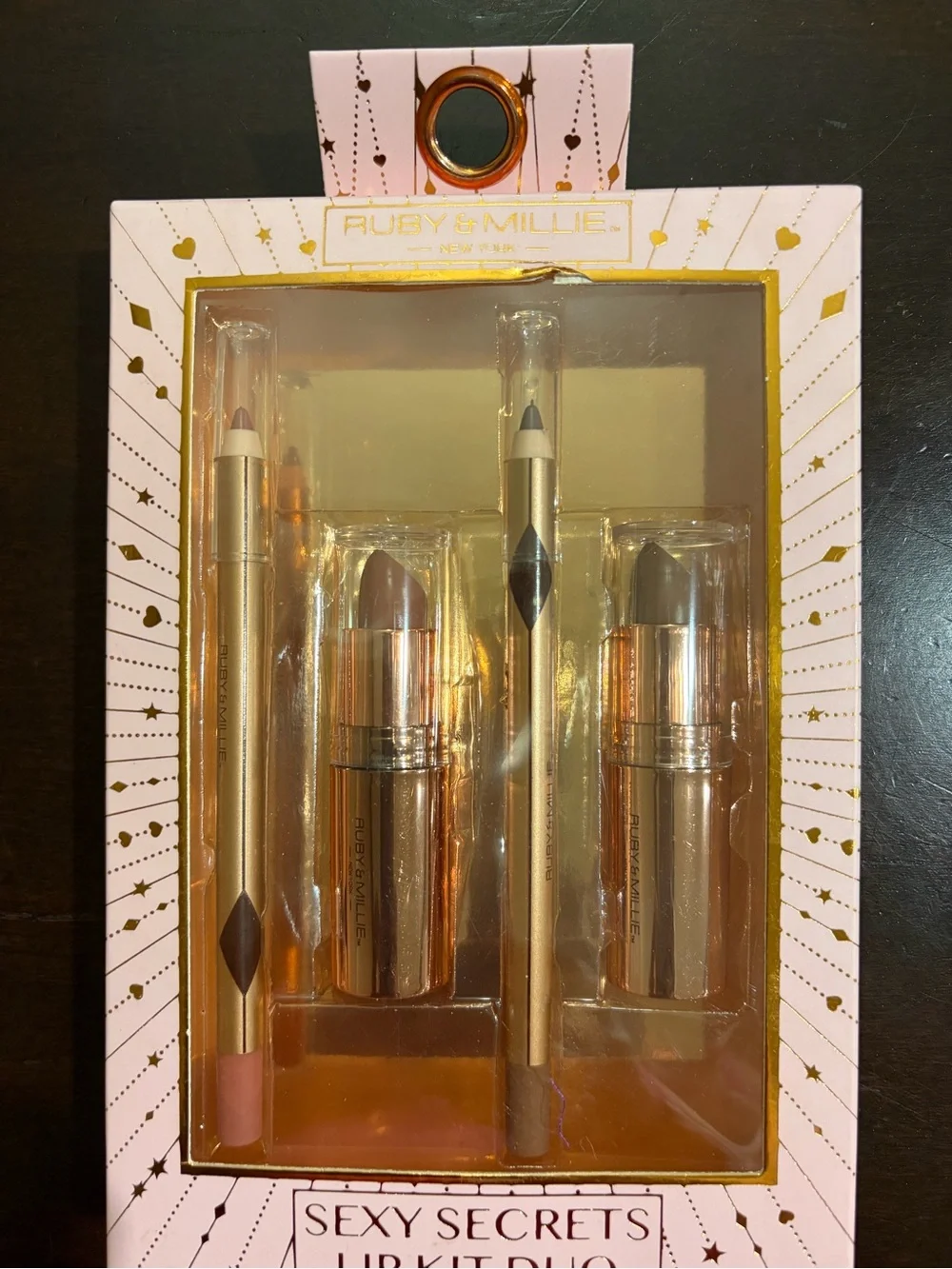 Pink and Mauve Lip Trio - Sexy Secrets Lip Kit